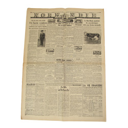 Newspaper, Le Petit Parisien, Paris Edition, November 24, 1941