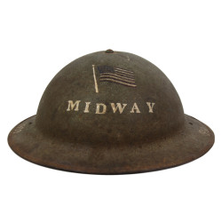 Casque M-1917A1, US Marine Corps, Midway, 1939-1941