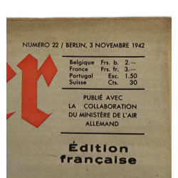 Magazine, Der Adler, 3 novembre 1942, édition française