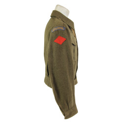 Battledress canadien, Pattern 1939, Royal Canadian Army Service Corps, taille 15, 1944, modifié