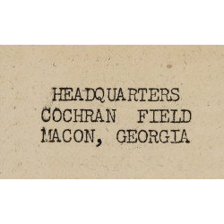 Document, Typed, Information Bulletin No. 53, Cochran Field, USAAF, December 7, 1944