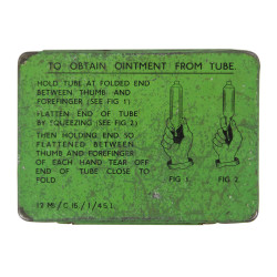 Tin, Anti-Gas Ointment, No. 6, For Tropical Use