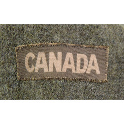 Battledress canadien, Pattern 1939, RCCS, taille 10, 1943, Signalman Rufus Chudleigh, ETO