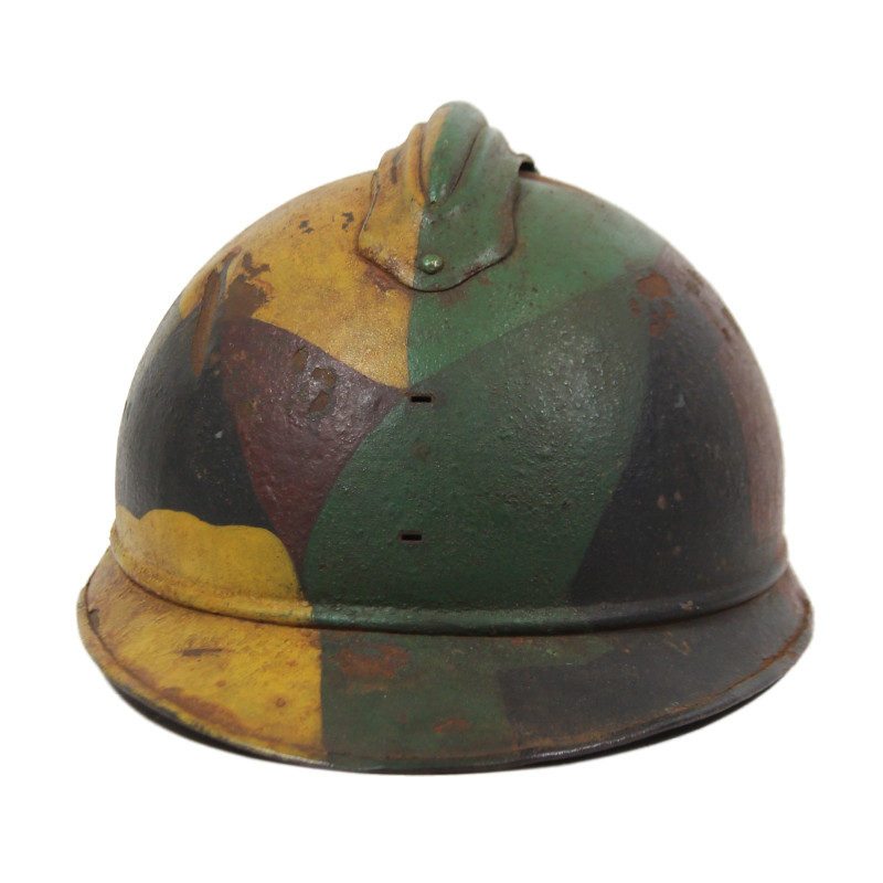 Helmet, Adrian, M1915, French Army, Camouflaged