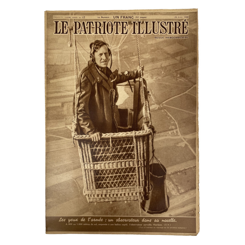 Magazine, Le patriote illustré, 28 avril 1940