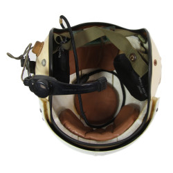 Casque de vol APH-5, pilote d'hélicoptère, 1963, US Army, Viêt-Nam, complet