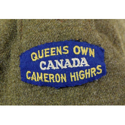 Battledress canadien, Pattern 1939, Captain, Queen's Own Cameron Highlanders of Canada, taille 12, 1943