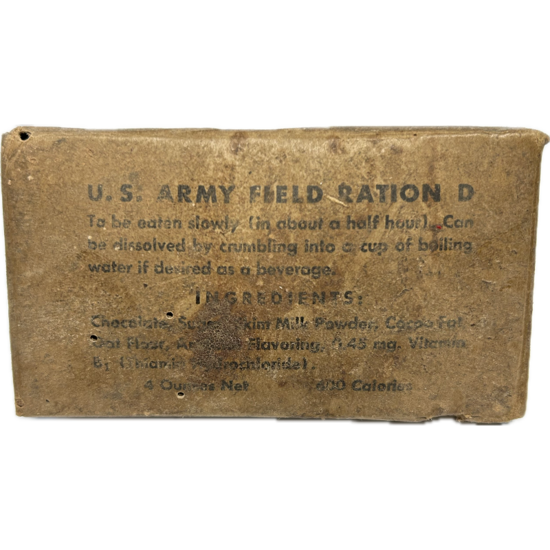 Ration, Type D, Hershey Chocolate Corporation