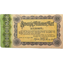 Banknote, 20.000.000 Reichsmark, 1923