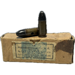 Box, Cartridge, Pistol, German, 9mm, Normandy, 1943