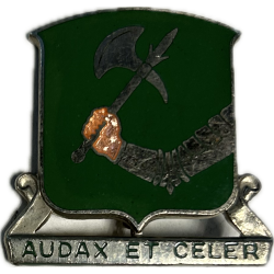 Crest, DUI, 41st Armored Tank Battalion, 11th Armored Division, Bastogne