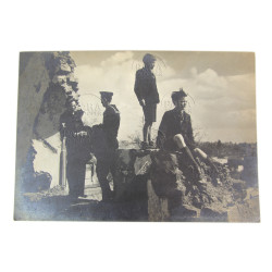 Photograph, US Navy, Combat Photo Unit 8, Bombed Church, Exeter, England, 1944