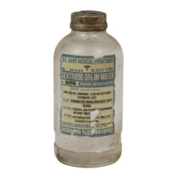 Bottle, Dextrose, Perfusion, US Army Medical Department, BAXTER LABORATORIES, Inc., 1943, 500ml