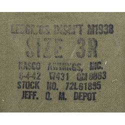 Guêtres en toile, US Army, 3R, NASCO AWNINGS, INC. 1942