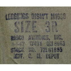 Guêtres en toile, US Army, 3R, NASCO AWNINGS, INC. 1942