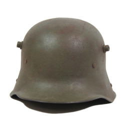 Helmet, German, Stahlhelm M1916, Infanterie-Regiment 115, Hesse