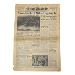 Newspaper, The Stars and Stripes, December 30, 1944, 'Nazis, Back 10 Miles, Digging In'