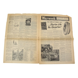 Newspaper, The Stars and Stripes, December 30, 1944, 'Nazis, Back 10 Miles, Digging In'