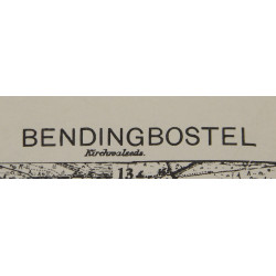 Map, British, BENDINGBOSTEL, Germany, 4th Armoured Brigade