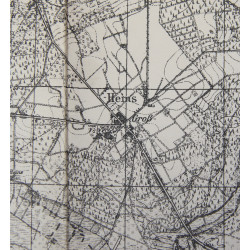 Map, British, BENDINGBOSTEL, Germany, 4th Armoured Brigade