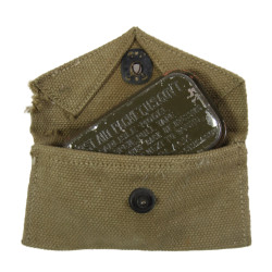 Pouch, First-Aid, M-1924, R.M.T. CO. 1942, with First-Aid Packet, Carlisle