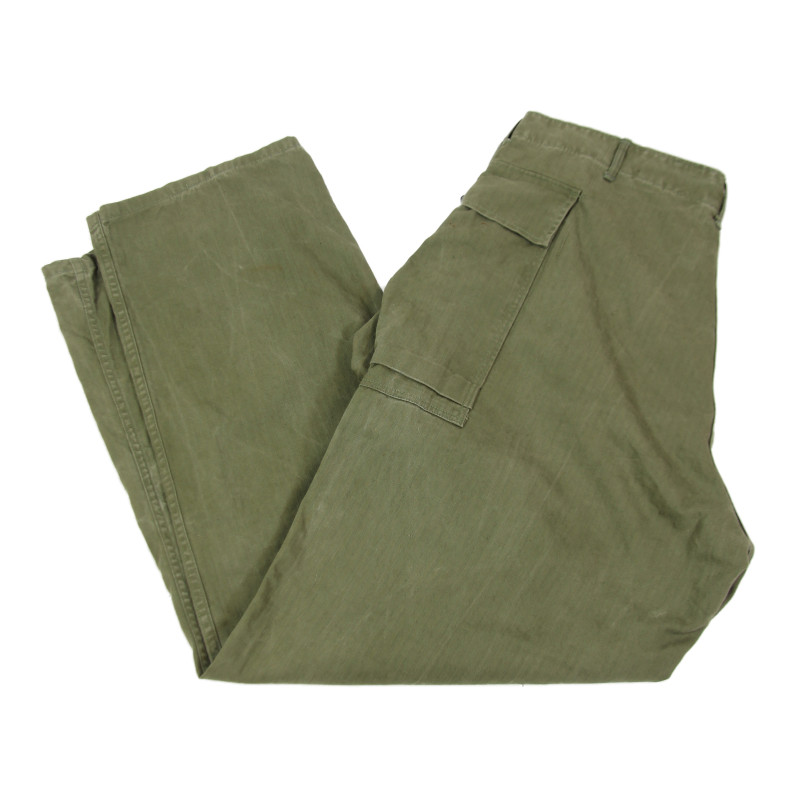 Pantalon de combat, US Army, treillis HBT (Herringbone Twill), Special, OD 7, 40 x 33