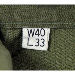 Pantalon de combat, US Army, treillis HBT (Herringbone Twill), Special, OD 7, 40 x 33