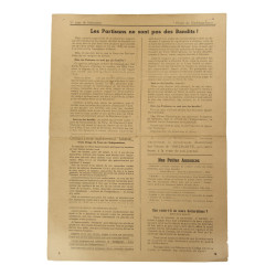 Newspaper, Belgian, La Meuse, Special Issue, 'Liège est libérée', September 1944