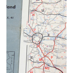 Atlas, Road, German, Durchgangsstraßen Blatt Westdeutschland, 1942