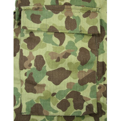 Pantalon HBT (Herringbone Twill) camouflé, US Army, 30 x 33, 1944