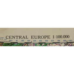 Carte britannique, BONN, Allemagne, 1944