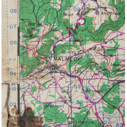 Map, British, BONN, Germany, 1944