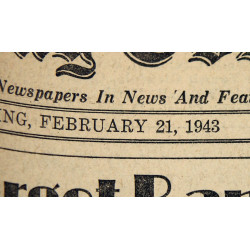 Newspaper, Charlotte Sunday Observer, February 21, 1943, Section 4