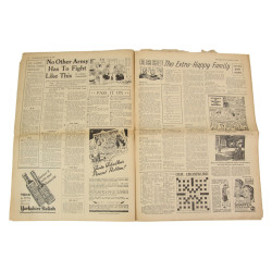 Journal britannique, The Sunday Post, 19 novembre 1944, "Bitter Battles Follow British Secret Thrust"