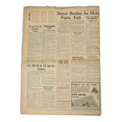 Newspaper, British, The Sunday Post, November 19, 1944, 'Bitter Battles Follow British Secret Thrust'