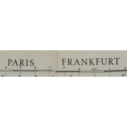 Carte, Paris-Frankfurt, Situation Map