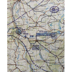 Map, Paris-Frankfurt, Situation Map, 1947