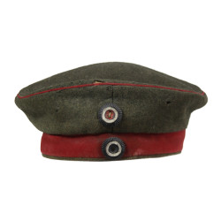 Cap, Field, Feldmütze, M10, with Soldbuch and Dog Tag