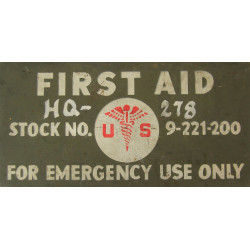 Boîte de premiers secours (First-Aid), 12 Unit, item No. 9-221-200