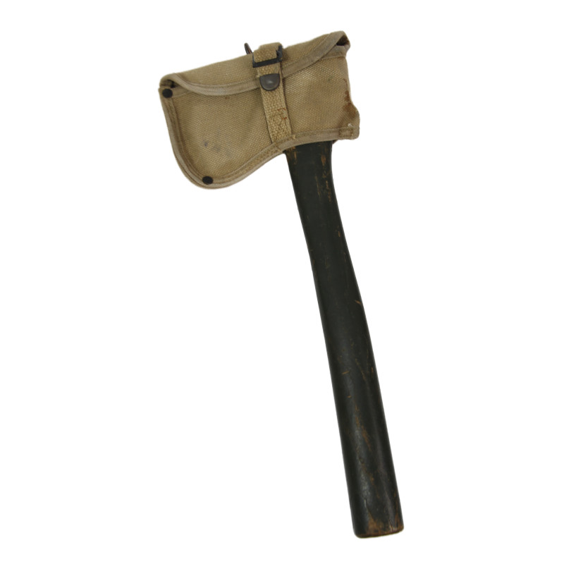 Axe, Intrenching, M-1910, with Carrier, CANVAS PRODUCTS CO. 1943