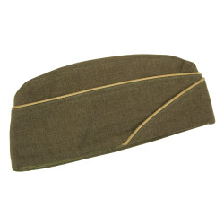 Cap, Garrison, Quartermaster Corps, Size 7 ⅛, Pvt. Ralph Christo