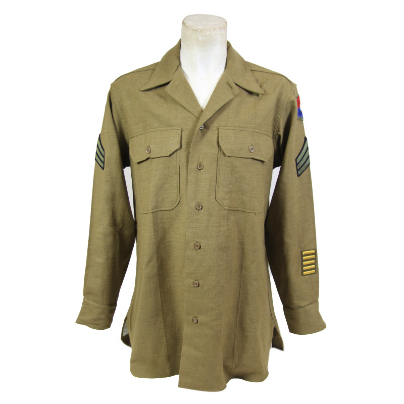 Shirt, Wool, Special, Sergeant, 9th Infantry Division, 15 ½ x 33