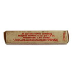 Syrette, Morphine, E.R. SQUIBB & SONS, US Army Medical Department