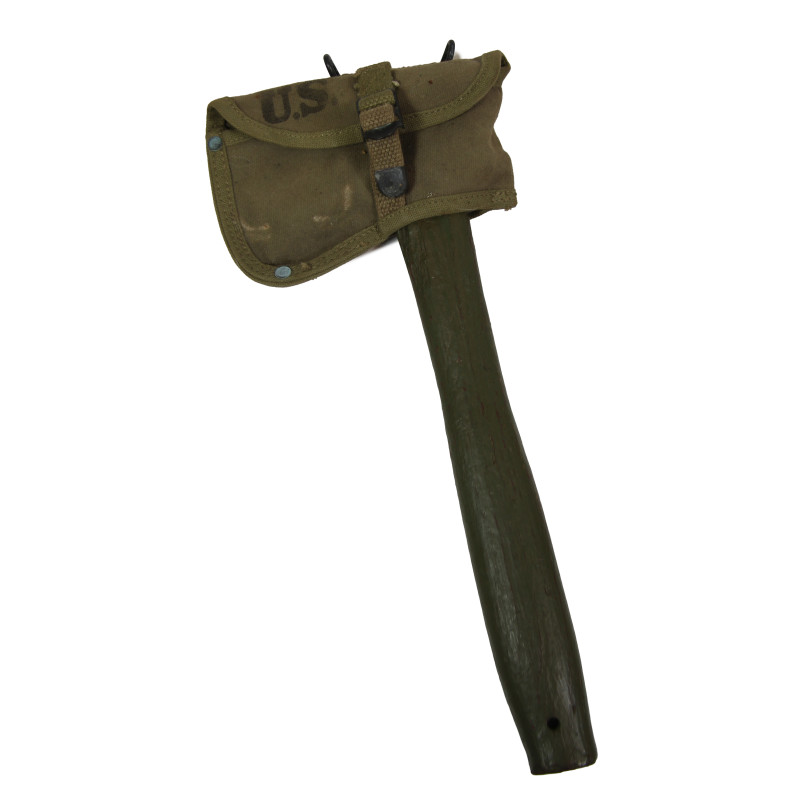 Axe, Intrenching, M-1910, PLUMB 1941, with Carrier, J.Q.M.D. 1944