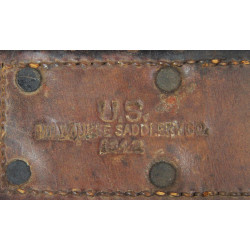 Machete, COLLINS & CO., Legitimus, 1942, with Leather Scabbard, MILWAUKEE SADDLERY CO. 1942