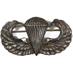 Badge, Parachutist's, 'Jump Wings', US Army, Sterling, Pin Back