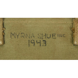 Case, Canvas, Dispatch, M-1938, US Army, MYRNA SHOE INC. 1943