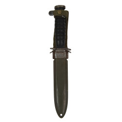 Knife, Trench, USM3, UTICA on Blade, with USM8 Scabbard, 1st Type