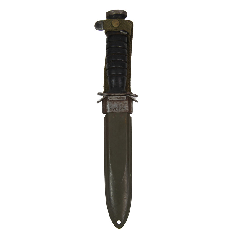 Knife, Trench, USM3, UTICA on Blade, with USM8 Scabbard, 1st Type