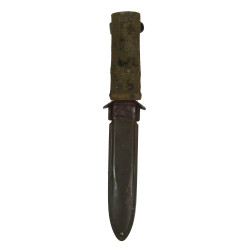 Knife, Trench, USM3, UTICA on Blade, with USM8 Scabbard, 1st Type